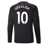 Manchester City Jack Grealish #10 Fußballbekleidung Auswärtstrikot 2022-23 Langarm